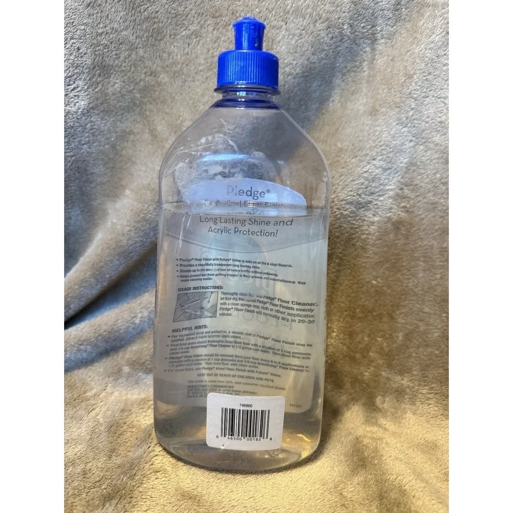 Pledge Future Shine Premium Floor Finish 27oz Johnson Discontinued *READ* USED